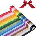 20 Colors 500 Yard Ribbon Single Face 1 Inch x 25 Yard Total 500 Yards Rainbow Satin Colorful Fabric Satin Ribbon Set Assortment for Gift Wrapping Party Favors Wedding Party Decorations