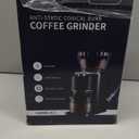 Conical Burr Coffee Grinder, Electric Coffee Bean Grinder for Precise Grinding, 35 Settings, 212 Cup Selector, Anti-Static Design for Home Use, Black