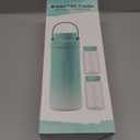 22oz Portable Breast Milk Cooler for Work & Travel, Breastmilk Cooler with 360 Total Cooling for 24 Hours & Leak-Proof Dual-Bottle for Breastfeeding Moms' All-Day Needs (Large)