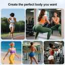 Adjustable Ankle Resistance Bands with Cuffs - 3-Level Booty Bands for Women, Home Gym Equipment for Glutes & Legs Workout, Pilates Yoga Accessories (X-Small)