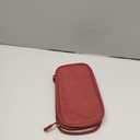 FYY Electronic Organizer, Travel Cable Organizer Bag Pouch Electronic Accessories Carry Case Portable Waterproof Double Layers Storage Bag for Cable, Charger, Phone, Earphone, Medium Size- Burgundy