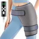 Hip Heating Pad for Hip Pain Relief, Heated Hip Brace for Sciatica Pain Relief, Back/Thigh/Leg/Buttock Electric Heating Therapy Pad for Men Women, 3 Heat and 13 Timing Settings