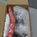 Baderke 50 Set Root Beer Float Cups with Red Plastic Soda Spoons and Paper Straws Plastic Parfait Cups Disposable Stemless Glasses for Milkshake Ice Cream Cocktail Yogurt Party Drinks (12oz)