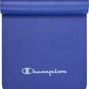 Champion 10mm Exercise Mat, Cushioned Non-Slip Workout Mat with Textured Base for Yoga, Pilates, Stretching & Floor-Based Training, Lightweight NBR Material, Includes Carry-On Strap