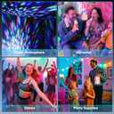 Mini Karaoke Machine for Kids Adults, Birthday Gifts Toys for Girls Ages 4 5 6 7 8 9 10 11 12+ Years Old, Portable Bluetooth Speaker and 2 Wireless Microphones with Disco Lights, Pink