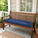 Outdoor Bench Cushion 36X18 Inch Waterproof and Straps, for Backyard Garden, 36" L X 18" W X 3.5" D