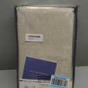 100% Blackout Shield Linen Blackout Curtains for Bedroom 96 Inches Long, Back Tab/Rod Pocket Living Room Drapes, Thermal Insulated Blackout Curtains 2 Panels Set, 50" W x 96" L, Oatmeal