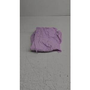 QUENESS 1 Pack Fitted Crib Sheets 100% Cotton, Cotton Jersey Baby Fitted Sheet for Standard Crib Mattress Boys Girls Toddler, Ultra Soft Breathable Stretchy Crib Sheets, 28" x 52" Purple