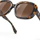 VISOONE Oversized Oval Round Jackie O Sunglasses Women Vintage Retro Large Square Sun Glasses Huge Big Shades Lavinia