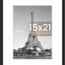 upsimples 15x21 Picture Frame, Wall Decor Poster Frames, Black 1 Pack
