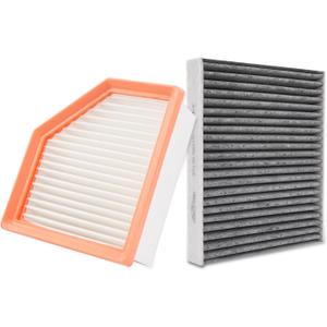 1Pcs HEPA Cabin Air Filter and 1Pcs Engine Air Filter Fit for 2021 2022 2023 2024 2025 2026 Nissan Rogue Replacement 272775NA1A 16546-6RA0A Accessories