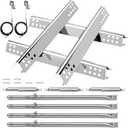 Grill Replacement Parts for Charbroil Performance 4 Burner Grill 463347418 463377319 463342119 463347017 463335517, 17.75" G470-5200-W1 Burner Replacement Parts for Char-Broil Gas Grill