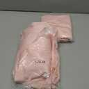 Fomcet Wedding Arch Cover 7.2FT, 6FT Pale Pink Spandex Fitted Fabric Arch Backdrop Covers 2 Set for Round Top Chiara Arched Backdrop Stand Cover for Wedding Birthday Party Baby Shower Decor