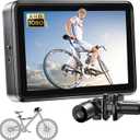 FEISIKE Handlebar Bike Mirror, Bicycle Rear View Camera with 4.3'' HD Night Vision Function, 145° Wide Angle View, Adjustable Rotatable Bracket, Compatible with Bicycle, Mountain, Road Bike