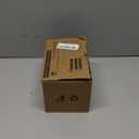 WORHE Marble Canister Natural Stone Qtip Holder with Lid Square Bathroom Vanity Organizer for Makeup Sponge Coffee Bean Dispenser Storage Jar Case for Home Decor Black (DLB202)