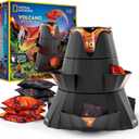 NATIONAL GEOGRAPHIC Volcano Bean Bag Toss Backyard Game Set - 5 Games, Bean Bags for Tossing, Yard Games for Kids, Outdoor Games, Patio Games 
