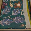 Beige Boho Throw Blanket, 100% Cotton Blankets for Couch Bed, 60"x80"Cotton Quilt Travel Muslin Blankets Farmhouse Home Decor Soft Lightweight Picnic Blanket for Summer (B-white Flower)