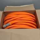 YAMATIC Heavy Duty Garden Hose 5/8 in x 100 ft with Swivel Fitting, Super Flexible Water Hose, All-weather, Lightweight, Burst 600 PSI (Orange)