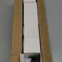 6 Pack Handrail Brackets for Indoor Stairs, Heavy Duty Hardware Support Stair Railing Bracket for Stairways, with Adjustable Square Stair Hand Rail Bracket for Staircase Outdoor, Stair Brackets Black