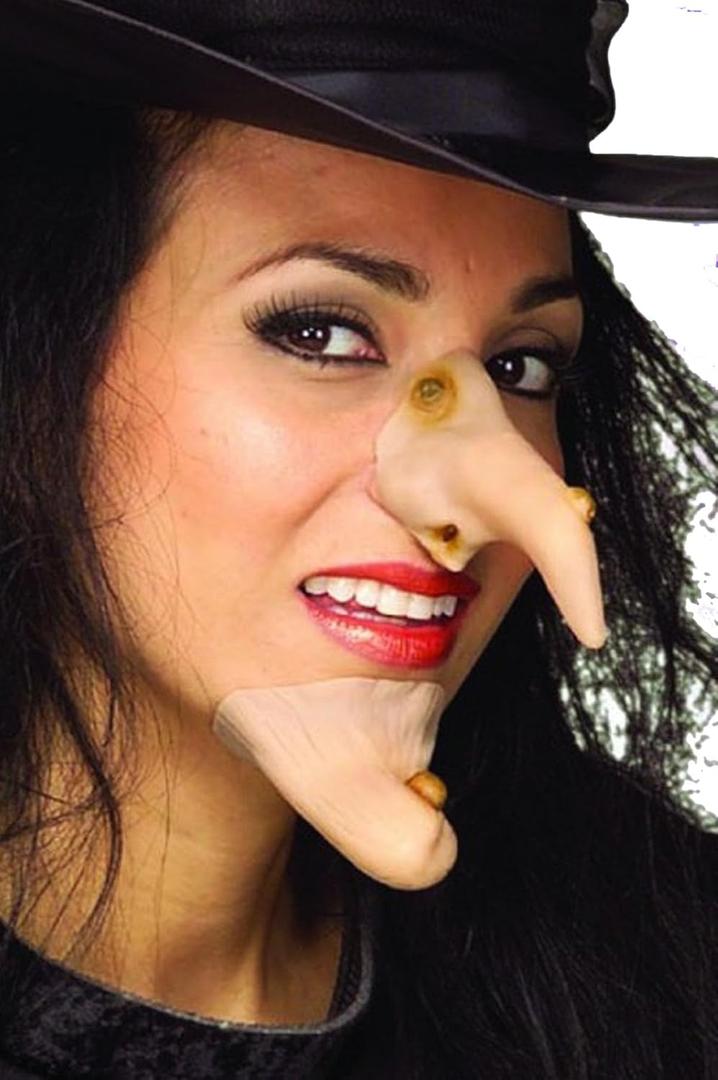 Witch's Latex Nose and Chin Set