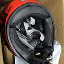 Full Face Dirt Bike Helmet DOT Certified - Complete Adult ATV Helmet Kit with Goggles, Gloves & Mask, Adjustable Visor, Quick Release (Black, S)