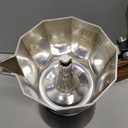 Mongdio Stovetop Espresso Maker Moka Pot, Cuban Coffee Maker Stove top coffee maker Moka Italian Espresso Greca Coffee Maker Brewer Percolator, 6 Espresso Cups, 10 oz - Black