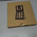 HNL Portable Monitor Stand, iPad & Tablet Holder, clamp Retention, Foldable, mountable Small Desk, Supports 7.75 inch to 10.75 inch Screen Width, Travel with Laptop, Black