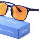 livho Gaming Blue Light Blocking Glasses for Better Sleep, Premium Night Driving, Computer Blockers for Man & Woman