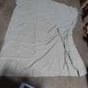 Sage Green 75x81in Mattress Topper And 29x19in size Pillow Case
