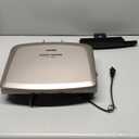 George Foreman GR260P 4 Serving Classic Plate Grill, Platinum