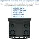 Stove Cover For GE General 30 Inch Gas Range Model JGBS66REKSS JGBS66DEKWW JGBS66DEKBB JGBS66EEKES JGBS66FEKDS, Upgraded 0.5MM Thickness Reusable Burner Guard For For GE Gas Stove Top Protector