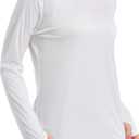 Women's Sun Protection Long Sleeve Shirts | UPF 50+ UV Rash Guard Swim Shirt, Workout Hiking Running Fishing Athletic Tops (XS)