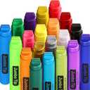 ARTISTRO 20 Poster Markers Jumbo Set Acrylic Markers with 15mm Wide Jumbo Tip for Murals Tagging Posters - Large for Rock Wood Plastic Leather Metal Fabric Ceramic