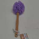 Bath Accessories Net Sponge Beech Wood Stick, Blue