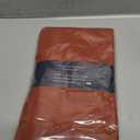 Rust Cotton Tablecloth, Tabletop 52x70 Inch, Fits 4-6 Seats, Soft, Durable, Washable, Wrinkle Resistant, Rectangle Table Cloth for Dining, Thanksgiving, Fall Decor, Family Gathering