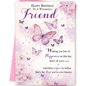 3 x Birthday Card for Friend