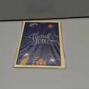 3 x CRTURUNIQ Luxury Navy Blue Thank You Card with Silver Foil - 5x7 Large Blank Note Card with Thick Gold Envelope & Sticker - Premium Heavyweight Cardstock for Wedding, Business, Sympathy & Men