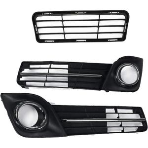 labwork Front Bumper Lower Grille Fog Lamp Cover Bezel kit Replacement for Toyota Camry SE 2012-2014