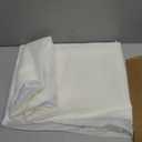 OWENIE Sheer Curtains 90 Inches Long, Elegant Sheer Curtains for Bedroom, Window Voile Sheer Curtain Panels/Drapes/Treatment for Living Room, 2Pcs, Each 42" W x 90" L, Ivory