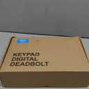 Veise Fingerprint Door Lock Set, Keyless Entry Door Lock, Front Handle Set, Electronic Keypad Deadbolt with Lever Handle, 2 Keys, Auto-Locking, One-time Codes, Easy to Install, Oil Rubbed Bronze