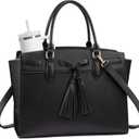 LOVEVOOK Laptop Bag for Women,Work Tote Bag with Large Cup Holder,Leather Computer Bag Teacher Bag Handbag Gifts for Women (17.3 Inch)