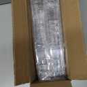 SHOPDAY 3 oz Mini Dessert Cups with Lids and Spoons 50 Pack, Small Plastic Dessert Cups for Party, Clear Square Cups for Parfait Yogurt, Shooter Cup Tumbler Cup for Appetizers Jello Mousse