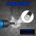 10Pcs 5mm Dry Diamond Drill Bits Set, Larouoba 3/16 Black Diamond Core Drill Bits for Tile Ceramic Marble Porcelain Stone Glass(not for Wood)