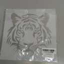 Tiger Head Stencil  10" x 10" Reusable Mylar Template for Painting, DIY Crafts, Wall Art and Wildlife Decor Projects