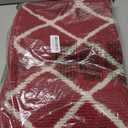 Finchitty Indoor Door Mat, Dirt Resistant and Absorbent, Low-Profile, Non-Slip, Washable Inside Floor Mats for Front Door, Back, and Entrance, 36" x 24", Burgundy