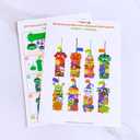 Winlyn 24 Sets Halloween Craft Kits Fall Crafts DIY Monster Spider Jack-O-Lantern Bookmark Ornaments Art Sets Foam Stickers Arts and Crafts for Kids Classroom Activities Party Favors Trick-or-Treaters