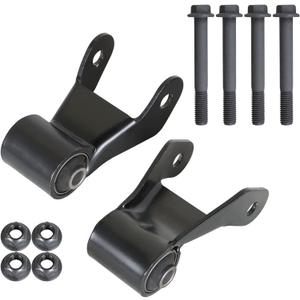 labwork Leaf Spring Rearward Shackle Bracket Kit Replacement for Chevy Avalanche Silverado Suburban Replacement for GMC Sierra Yukon 2000-2013 722-029