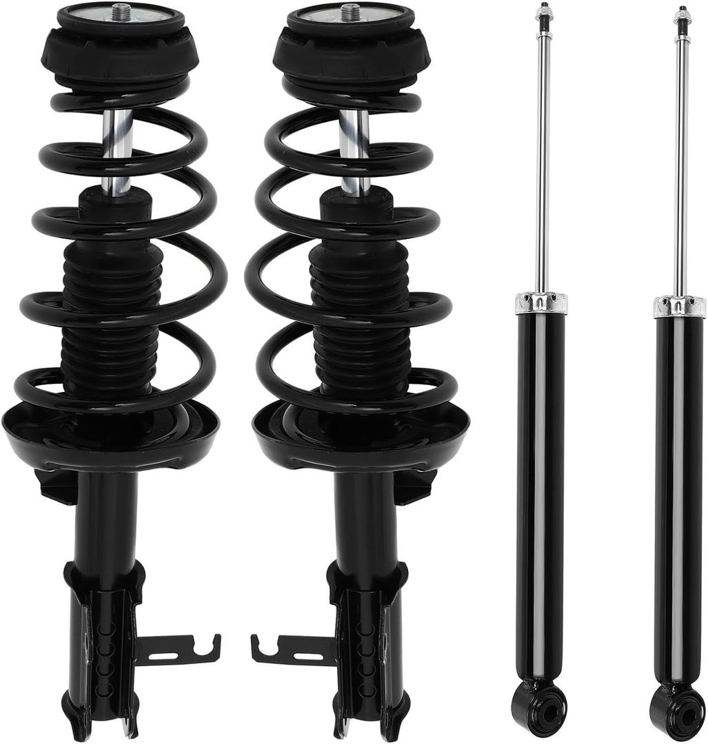 AUTOMUTO Front and Rear Pair Complete Struts Spring Assembly Shock Absorber Compatible with 2011-2015 for Chevy Cruze, 2016 for Chevy Cruze Limited Struts 372664 372663 348032 5663
