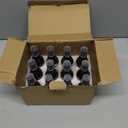 12Pack 2oz Amber Glass Pump Bottles, 60ml with Black Pump, Empty Refillable Travel Small Container For Lotion Cream Essentil Oil Shampoo (2oz)