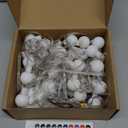 OMIKA Smart Christmas Lights Indoor, 29.5ft 60LED 213 Modes USB Powered Decorative Lights, Color Changing Globe Fairy String Lights APP Remote Music for Room Party Wedding Xmas Girl Tent Outdoor Décor